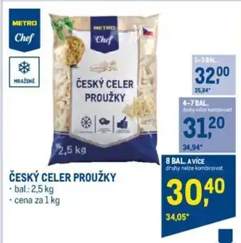 Makro ČESKÝ CELER PROUŽKY nabídka