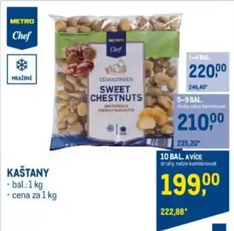 Makro KAŠTANY nabídka