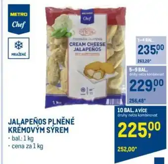 Makro JALAPEÑOS PLNĚNÉ KRÉMOVÝM SÝREM nabídka