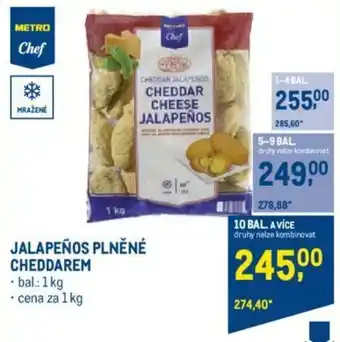 Makro JALAPEÑOS PLNĚNÉ CHEDDAREM nabídka