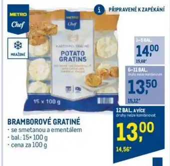 Makro BRAMBOROVÉ GRATINÉ nabídka