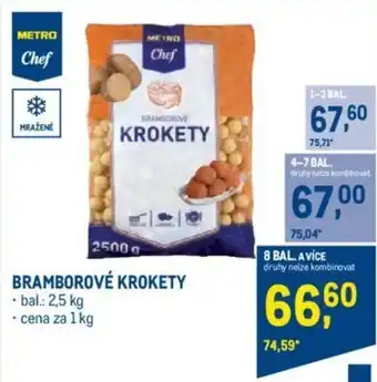 Makro BRAMBOROVÉ KROKETY nabídka