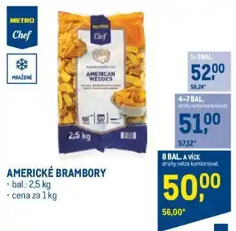 Makro AMERICKÉ BRAMBORY nabídka