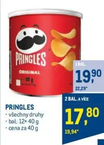 Makro PRINGLES nabídka