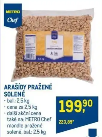 Makro ARAŠÍDY PRAŽENÉ SOLENÉ nabídka
