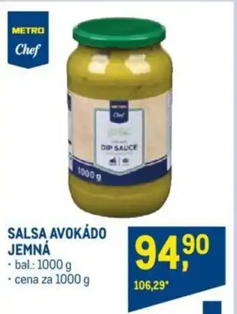 Makro SALSA AVOKÁDO JEMNÁ nabídka