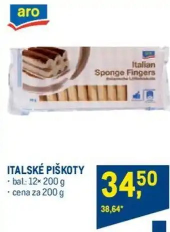 Makro ITALSKÉ PIŠKOTY nabídka