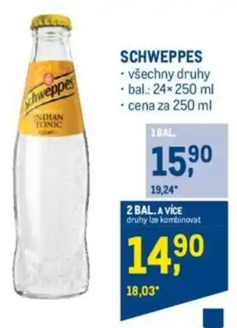 Makro SCHWEPPES nabídka