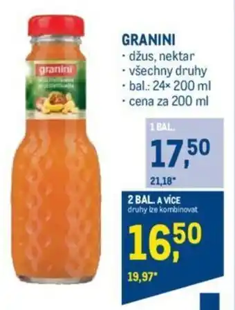 Makro GRANINI nabídka