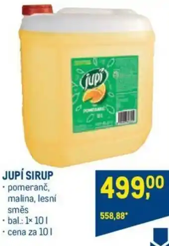 Makro JUPÍ SIRUP nabídka