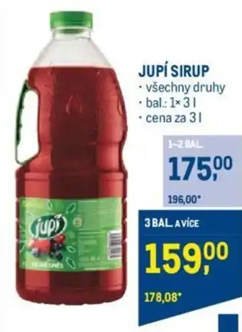 Makro JUPÍ SIRUP nabídka