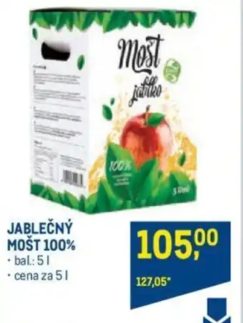 Makro JABLEČNÝ MOŠT 100% nabídka