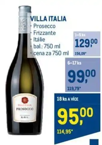 Makro VILLA ITALIA nabídka