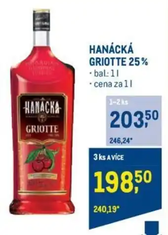 Makro HANÁCKÁ GRIOTTE 25% nabídka