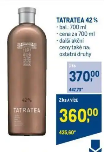 Makro TATRATEA 42% nabídka
