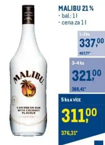 Makro MALIBU 21% nabídka