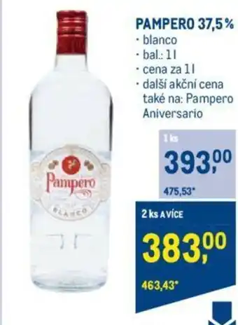 Makro PAMPERO 37,5% nabídka