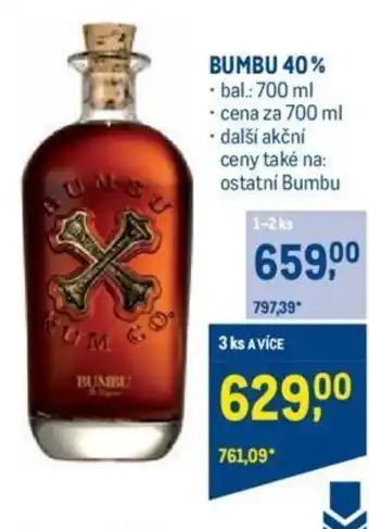 Makro BUMBU 40% nabídka