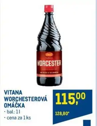 Makro VITANA WORCESTEROVA OMÁČKA nabídka