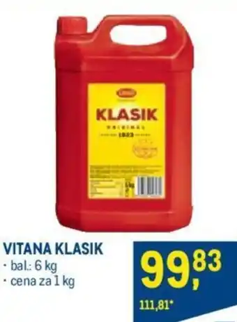 Makro VITANA KLASIK nabídka