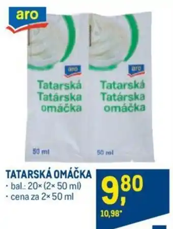 Makro TATARSKÁ OMÁČKA nabídka