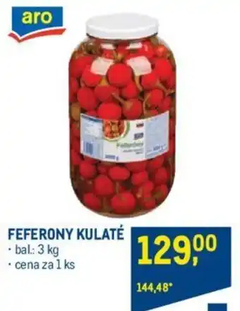 Makro FEFERONY KULATÉ nabídka