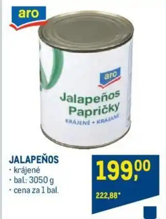 Makro JALAPEÑOS nabídka