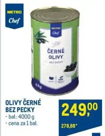 Makro OLIVY ČERNÉ BEZ PECKY nabídka