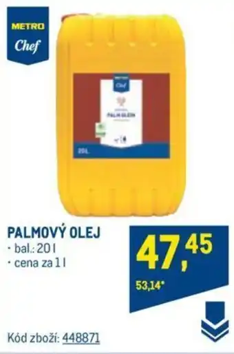 Makro PALMOVÝ OLEJ nabídka