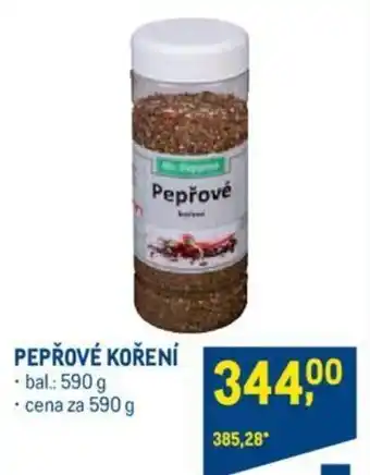 Makro PEPŘOVÉ KOŘENÍ nabídka