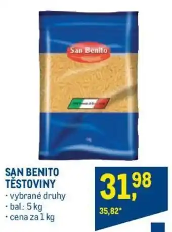 Makro SAN BENITO TĚSTOVINY nabídka