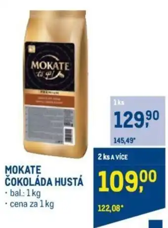 Makro MOKATE ČOKOLÁDA HUSTA nabídka