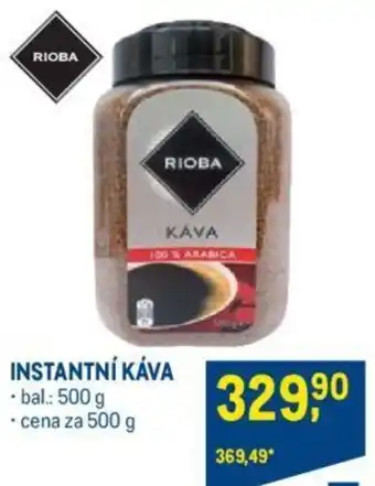 Makro INSTANTNÍ KÁVA nabídka