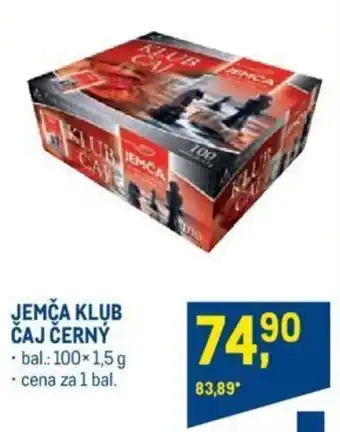 Makro JEMČA KLUB ČAJ ČERNÝ nabídka