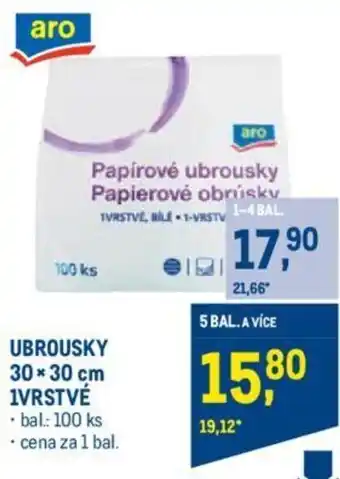 Makro UBROUSKY 30 x 30 cm 1VRSTVÉ nabídka