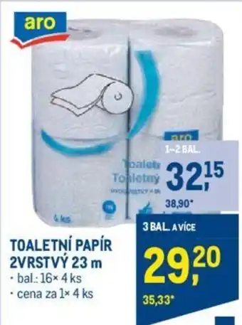 Makro TOALETNÍ PAPÍR 2VRSTVÝ 23 m nabídka