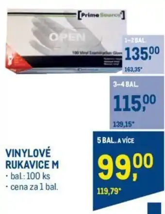 Makro VINYLOVÉ RUKAVICE M nabídka