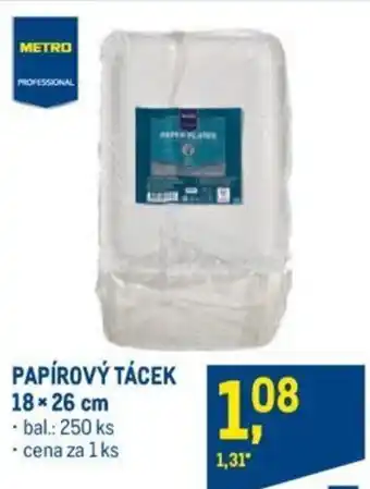 Makro PAPÍROVÝ TÁCEK 18 x 26 cm nabídka