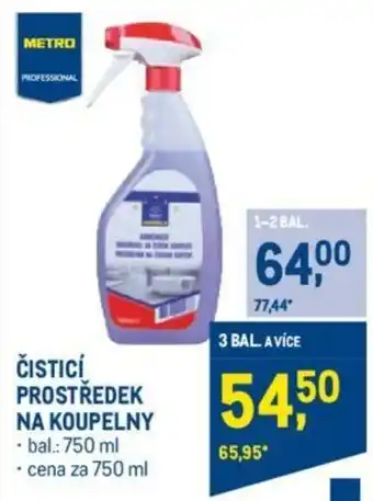 Makro ČISTICÍ PROSTŘEDEK NA KOUPELNY nabídka