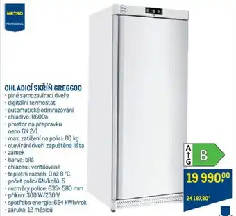 Makro CHLADICÍ SKŘÍŇ GRE6600 nabídka