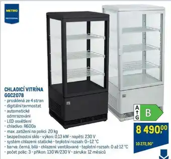 Makro CHLADICÍ VITRÍNA GGC2078 nabídka