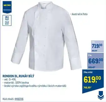 RONDON DL.RUKÁV BÍLÝ
