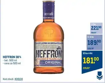 Makro HEFFRON 38% nabídka