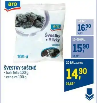Makro ŠVESTKY SUŠENÉ nabídka