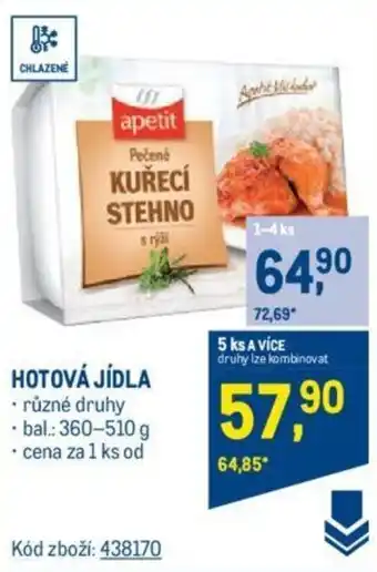 Makro HOTOVÁ JÍDLA nabídka