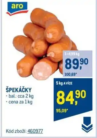 Makro ŠPEKÁČKY nabídka