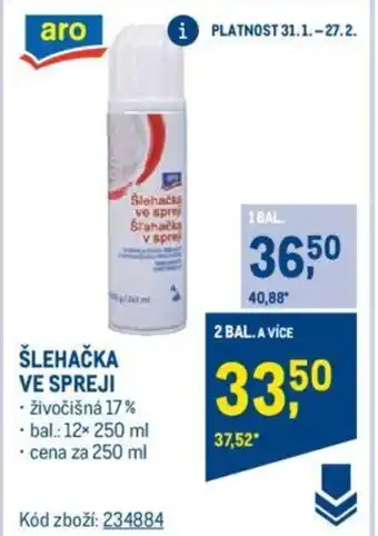 Makro ŠLEHAČKA VE SPREJI nabídka