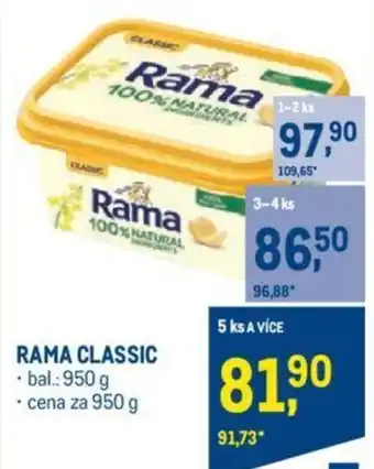 Makro RAMA CLASSIC nabídka