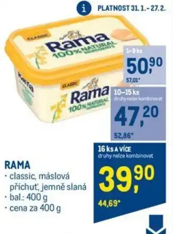 Makro RAMA nabídka