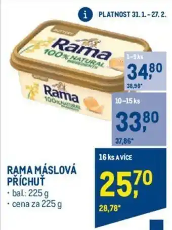 Makro RAMA MÁSLOVÁ PŘÍCHUŤ nabídka